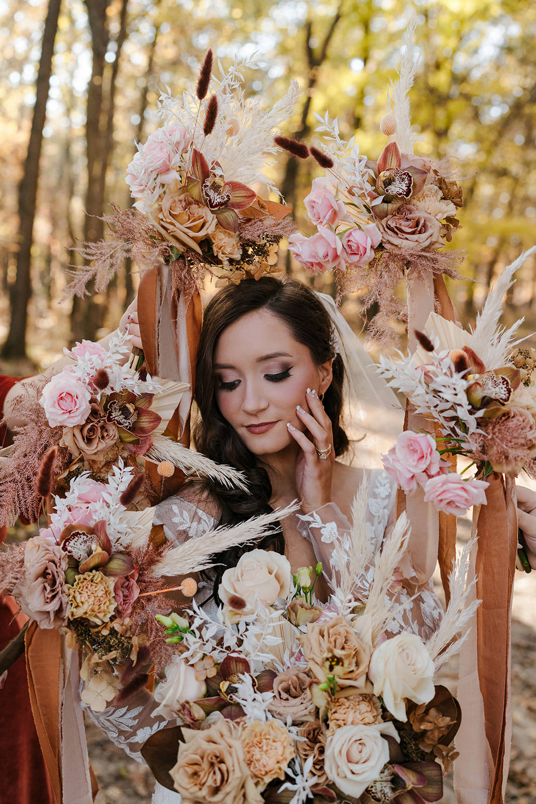 flower ohio wedding photographer photos posing natural light editing